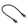 0.3m OWC Thunderbolt 5 Cable, Universal Capability with USB-C / USB4 Devices, DisplayPort Capable, 240W Power Delivery