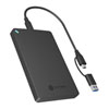 ICY BOX 2.5" External Enclosure SATA HDD/SSD, USB 3.2 Gen 2 Type-C/ Type-A , 6Gbit/s, Bus Powered