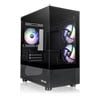 Thermaltake View 170 TG ARGB Micro ATX Tower, Black, 3x 120mm ARGB Fans, USB 3.0, mATX / mITX