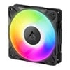 120mm Arctic P12 Pro A-RGB, Black, High-Pressure, 7 Blade, Fluid Dynamic Bearing, Upto 3000rpm, 77CFM Airflow, 4-Pin PWM