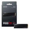 8TB Samsung 9100 PRO w/ Heatsink, M.2 2280, PCIe 5.0, NVMe SSD, V-NAND TLC, 14800 MB/s, 13400 MB/s, 2200K / 2600K IOPS