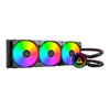 Montech LightFlow ARGB 360, Black, 360mm AIO Hydro CPU Cooler, 3x 120mm ARGB PWM Fans, Intel / AMD