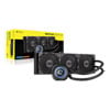 CORSAIR NAUTILUS 360 RS LCD AIO CPU Cooler, Black, 2.1" LCD Display, 3x 120mm RS120 Fans, Intel / AMD