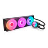 NZXT Kraken Core 360 RGB AIO Cooler, F360 RGB Core Fan, 2.7" LED Screen, Aluminium Radiator, Black
