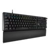 Refurbished CORSAIR K70 CORE RGB Mechanical Keyboard W/ Wrist Rest, CORSAIR Red Switches, NKRO, Anti-Ghosting, USB