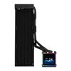 Lian Li Hydroshift II LCD-S 360N All-in-One Liquid CPU Cooler, Black, Fanless, 3.4" IPS Display, Aluminium