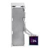 Lian Li Hydroshift II LCD-S 360N All-in-One Liquid CPU Cooler, White, Fanless, 3.4" IPS Display, Aluminium