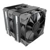 Montech NX600 CPU Cooler, Black, Dual Tower, 6 Heatpipes, 2x 120mm PWM Fans, 2000RPM, 85.09CFM, Copper, Intel / AMD