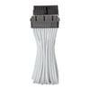30cm CableMod Pro ModMesh ATX 24-pin Extension Cable, White, ModMesh Sleeving, Pre-Installed Closed Cable Combs