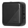 4 Port Targus APA109GL 100W GaN Wall Charger, PD3.1, Quick Charge QC3+, 2x 100W USB-C/30W USB-C, 2x USB A  UK/EU/US/AU
