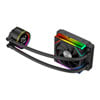 CiT Pro Glacier 120mm AIO Cooler, Black, 1x 120mm ARGB Fans, LCD Temp Display, Copper Base, Aluminium Rad, Intel / AMD