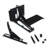 Lian Li 4-slot Vertical GPU Kit v4, 200mm PCIe 5.0 Riser Cable, ARGB, Adjustable, Anti Sag Bracket, Black