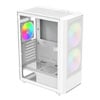 Montech X2 Plus Chassis, Compact Mid Tower, White, 3x ARGB Fans, USB-C / USB3.0, ATX / mATX / mITX