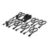 CORSAIR Elite Premium PSU Cable Pro Kit, 8x PSU Cables, Type-4, Individually Sleeved, Mesh Paracord, Black