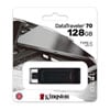 128GB Kingston DataTraveler 70 Flash Drive, USB-C 3.2 Gen1, Black