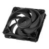 120mm Arctic P12 Pro PST LN, Single Pack, Black, 7 Blade, FDB, 2000RPM, 49CFM, 25 dB(A), 4-Pin PWM Daisy Chain