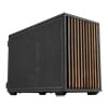 Lian Li B4-mATX Wood Chassis, Small Form Factor, Black, 2x 120mm Fans, USB-C / USB-A, 3.5mm, mATX