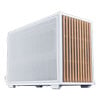Lian Li B4-mATX Wood Chassis, Small Form Factor, White, 2x 120mm Fans, USB-C / USB-A, 3.5mm, mATX