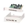 Scan 3xUSB 2.0 PCI card with 3.5" USB & Firewire Combo USB internal Hub