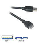 Akasa Micro USB 3.0 Cable Type A to Micro B - 1 Metre