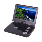 Premier AV SB-D807 7inch Multiregion Swivel Portable DVD player with USB, Card slot