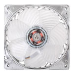 SilverStone Air Penetrator 120mm Fan White with LED for Case or CPU Cooler