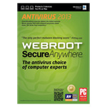 Internet Security Webroot 1 User 1 2013 Year Retail *Free upgrade to SecureAnywhere