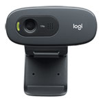 Logitech Webcam C270 HD USB Skype/MS Teams/Zoom Ready Black