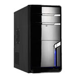Ezcool 727-03B Piano Black micro-ATX Tower Case with Ezcool 500W PSU