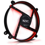 NZXT FS-200RB-RLED 11 Blade Rifle Bearing Red LED 200mm Fan