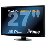 27" Iiyama Prolite X2775HDS-1 Monitor with HDMI & 4 Port USN 2.0 Hub 24Bit TrueColour