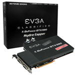 EVGA 3GB GeForce GTX 580 Classified Hydro Copper NVIDIA Graphics Card
