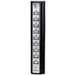 10 Port Xentia USB 2.0 Hub with PSU Wall Mountable