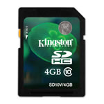 SD10V/4GB 4GB Kingston Secure Digital High Capacity Class10
