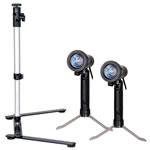 Xclio Home Photo Studio Kit inc 2 x Photography Lights, Camera Holder, 4 Colours, See Specs