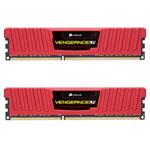 Corsair Memory Vengeance Red Low Profile 8GB DDR3 1866 MHz CAS 9-10-9-27 Dual Channel Desktop