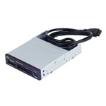 Silverstone USB 3.0 SDXC All In One Card Reader 3.5" & 1xUSB3 Port & 19pin Internal Connector