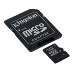 Kingston 8GB High Capacity Fast Micro SD Memory Card + Adaptor