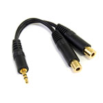 StarTech 3.5mm Male to 2x 3.5mm Female from Startech MUY1MFF