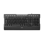 Xebec-tech x line Black Multimedia Keyboard with palm rest