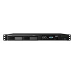 1u NAS server with 2 SATA bays 1.6GHz CPU, 256Mb DDR3, 2x Gbit Lan, 2x USB, 1x eSATA Synology RS212