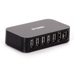 desktop USB Hub with mains power D-Link DUB-H7/B