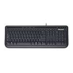 MS Wired Keyboard 600 Spill Resistant Black Keyboard USB Multimedia
