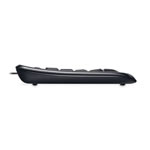 MS Wired Keyboard 600 Spill Resistant Black Keyboard USB Multimedia