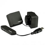 Logic3 SB334K SoundPod Portable USB Speakers Black Built in USB SoundCard  PC/MAC