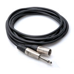 10ft Hosa 1/4"" Mono jack - XLR(m) Cable