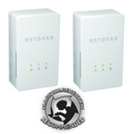 Netgear Mini Powerline Homeplug Kit 200mbps Twin Pack XAVB1301