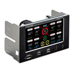 AeroCool Touch 2000 4Ch LCD Touch Panel Fan Controller 2x5.25" Slots