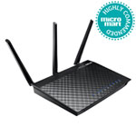 ASUS Black Diamond ADSL 2/2+ Gigabit WiFi Router 11n Dual Band 600Mbps