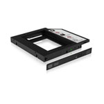 ICY BOX Laptop Optical Bay to 2.5" SSD/HDD w/ USB Cable